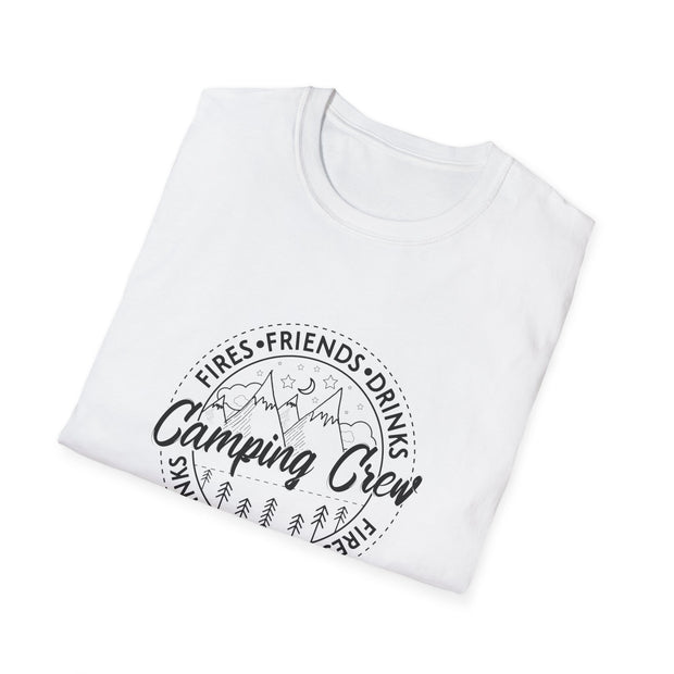 Camping Crew Unisex Softstyle T-Shirt