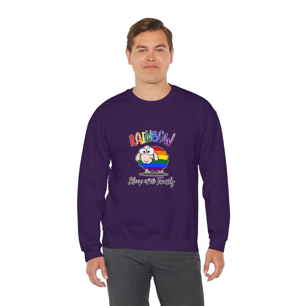 Rainbow Sheep Unisex Heavy Blend™ Crewneck Sweatshirt