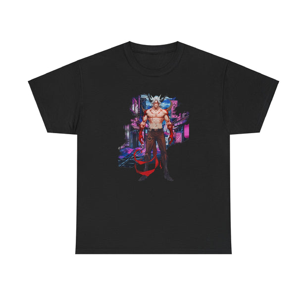 Anime Male Demon Unisex Heavy Cotton Tee