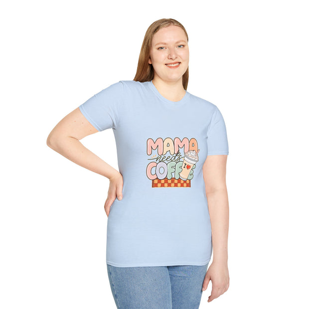 Mama needs Coffee Unisex Softstyle T-Shirt