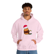 Christmas cat Unisex Heavy Blend™ Hooded Sweatshirt