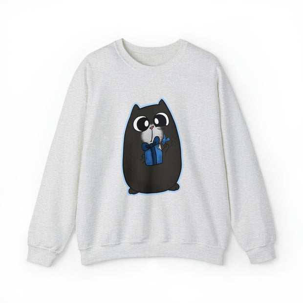 Christmas cat Unisex Heavy Blend™ Crewneck Sweatshirt
