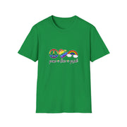 Peace Love and Pride Unisex Softstyle T-Shirt