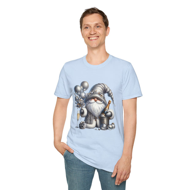 New Year Gnome Unisex Softstyle T-Shirt