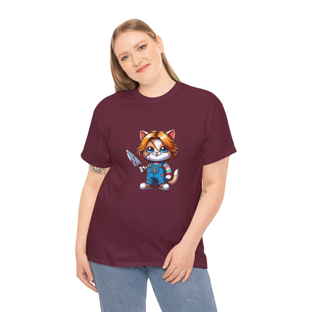 Horror Movie Cats Unisex Heavy Cotton Tee