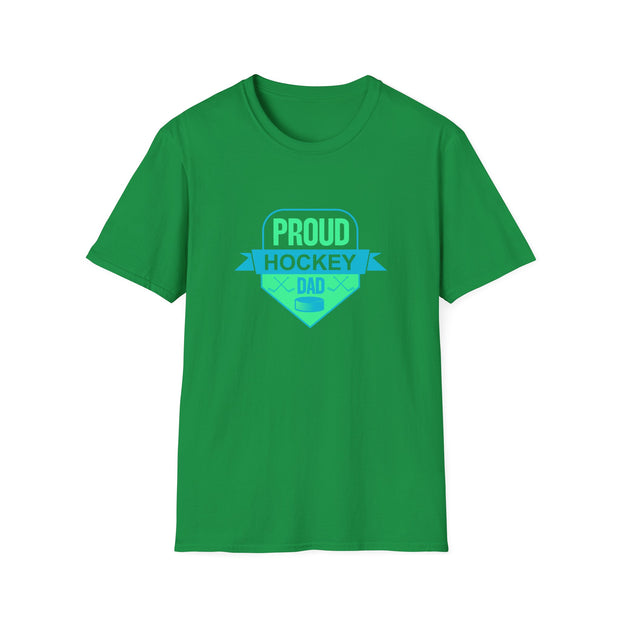 Proud Hockey Dad Unisex Softstyle T-Shirt