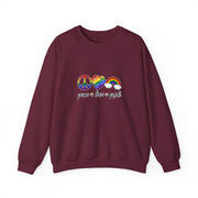 Peace Love Pride Unisex Heavy Blend™ Crewneck Sweatshirt