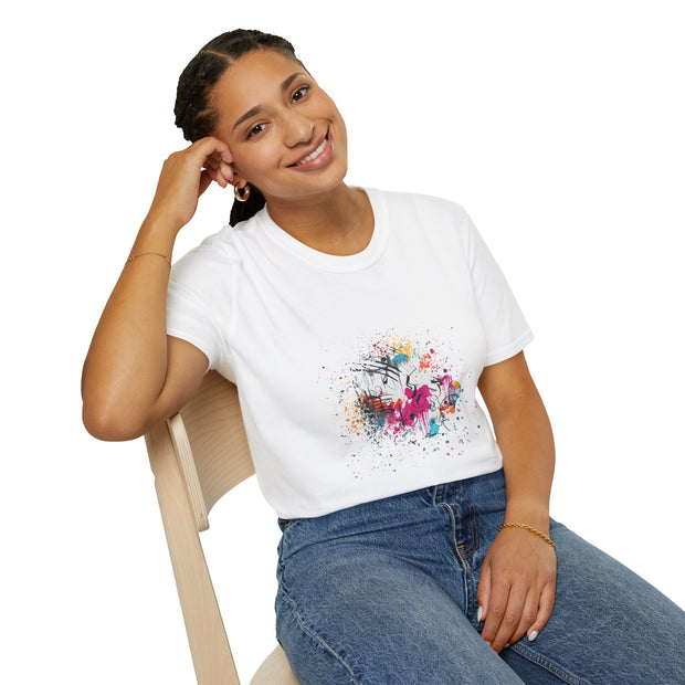 Musical Splash Unisex Softstyle T-Shirt