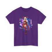 Anime Female Demon Unisex Heavy Cotton Tee