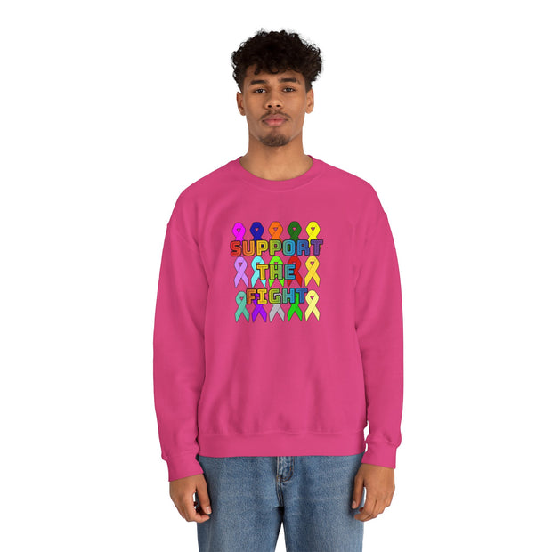 Support the Fight Unisex Heavy Blend™ Crewneck Sweatshirt