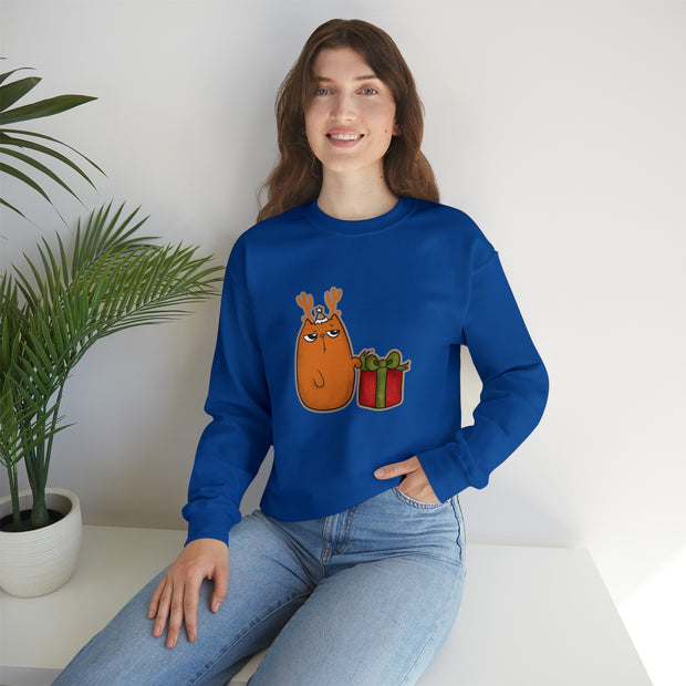 Christmas cat Unisex Heavy Blend™ Crewneck Sweatshirt