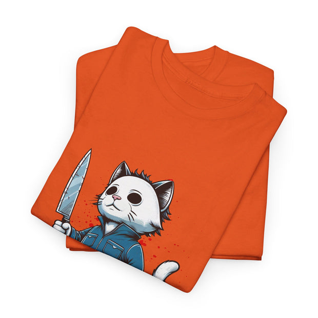 Horror Movie Cats Unisex Heavy Cotton Tee