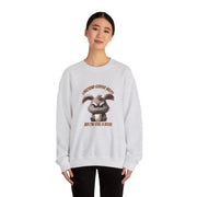 I Pretend that Coffee Helps Unisex Heavy Blend™ Crewneck Sweatshirt
