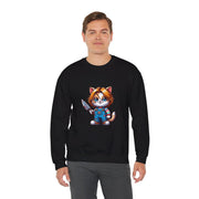 Horror Movie Cats Unisex Heavy Blend™ Crewneck Sweatshirt