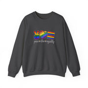 Peace Love Equality Unisex Heavy Blend™ Crewneck Sweatshirt
