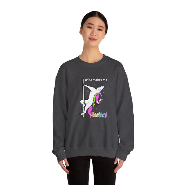 Unicorn Wine Unisex Heavy Blend™ Crewneck Sweatshirt