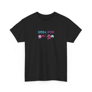 Soda Pop Unisex Heavy Cotton Tee, Casual Wear, Gift for Friends, Fun Summer T-Shirt, Graphic Shirt for Parties, Trendy Everyday Tee