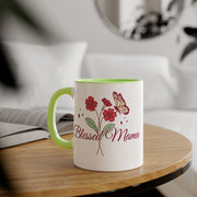 Blessed Mama Accent Mugs, 11oz