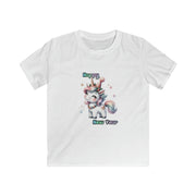 New Year Unicorn Kids Softstyle Tee