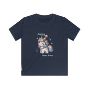 New Year Unicorn Kids Softstyle Tee