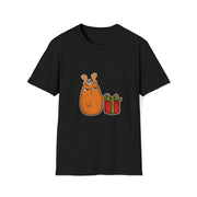 Christmas cat Unisex Softstyle T-Shirt