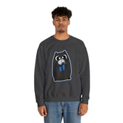 Christmas cat Unisex Heavy Blend™ Crewneck Sweatshirt