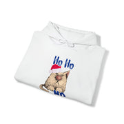 Christmas cat Unisex Heavy Blend™ Hooded Sweatshirt
