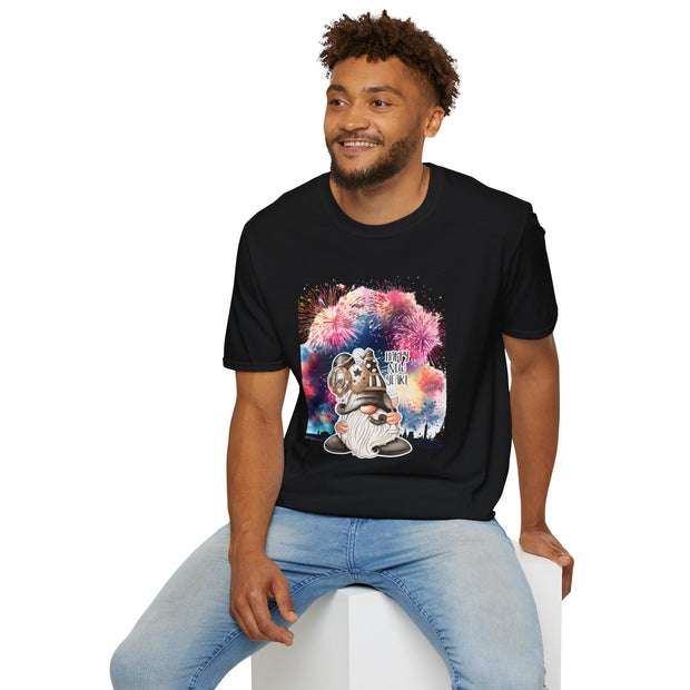 Gnome New Year Unisex Softstyle T-Shirt