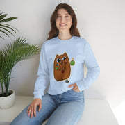 Christmas cat Unisex Heavy Blend™ Crewneck Sweatshirt