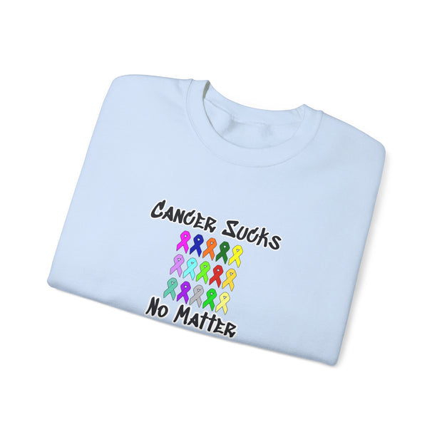 Cancer Sucks Unisex Heavy Blend™ Crewneck Sweatshirt