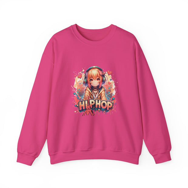 Graffiti Anime Girls Unisex Heavy Blend™ Crewneck Sweatshirt
