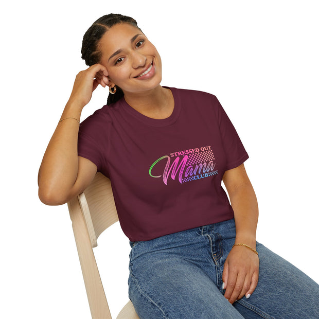 Stressed Out Mama Unisex Softstyle T-Shirt