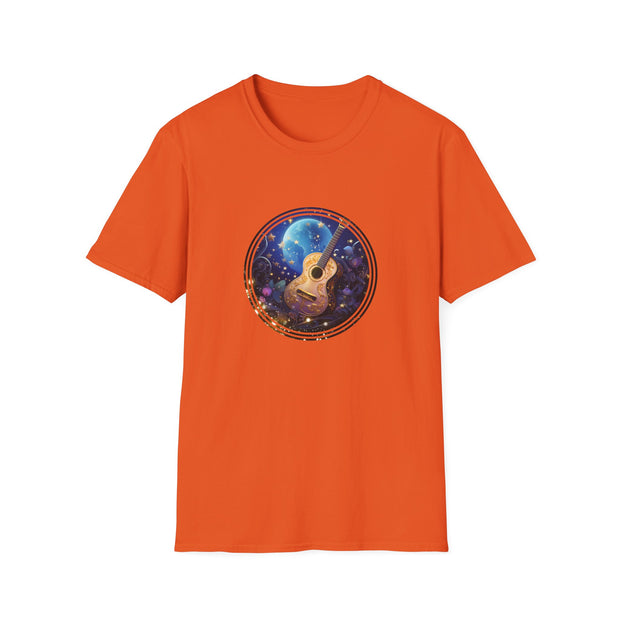 Moonlight Guitar Unisex Softstyle T-Shirt