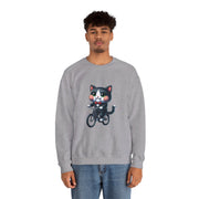 Horror Movie Cats Unisex Heavy Blend™ Crewneck Sweatshirt