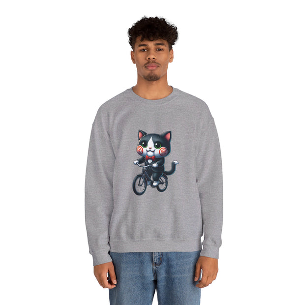 Horror Movie Cats Unisex Heavy Blend™ Crewneck Sweatshirt