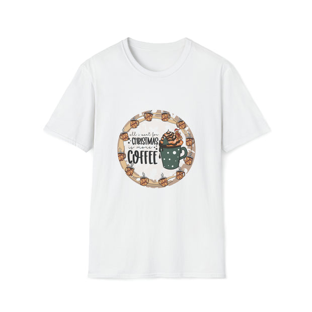 Christmas Coffee Unisex Softstyle T-Shirt