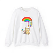 Winnie the Pooh Raining Pride Unisex Heavy Blend™ Crewneck Sweatshirt