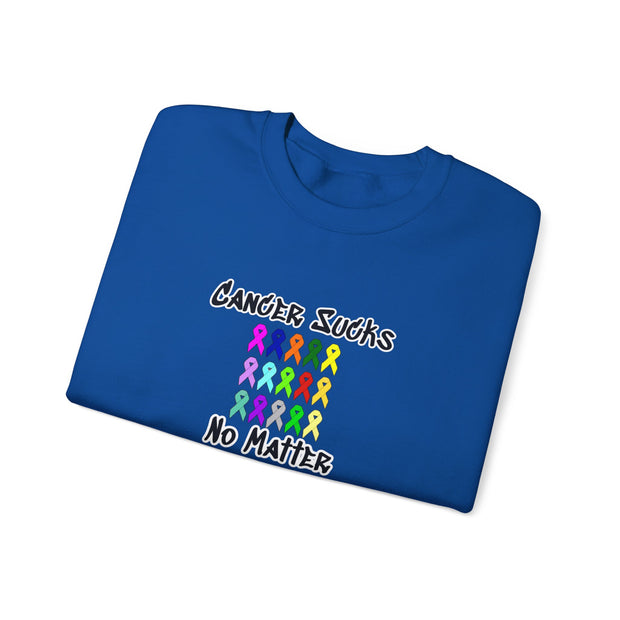 Cancer Sucks Unisex Heavy Blend™ Crewneck Sweatshirt