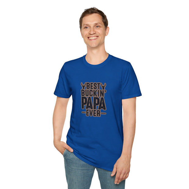 Best Papa Unisex Softstyle T-Shirt