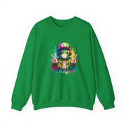 Graffiti Anime Girls Unisex Heavy Blend™ Crewneck Sweatshirt