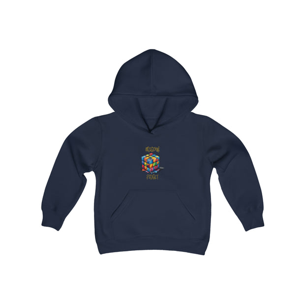 Rubik Cube Youth Heavy Blend Hooded Sweatshirt