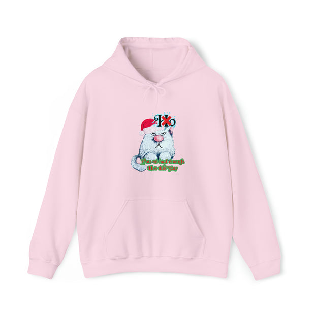 Christmas cat Unisex Heavy Blend™ Hooded Sweatshirt