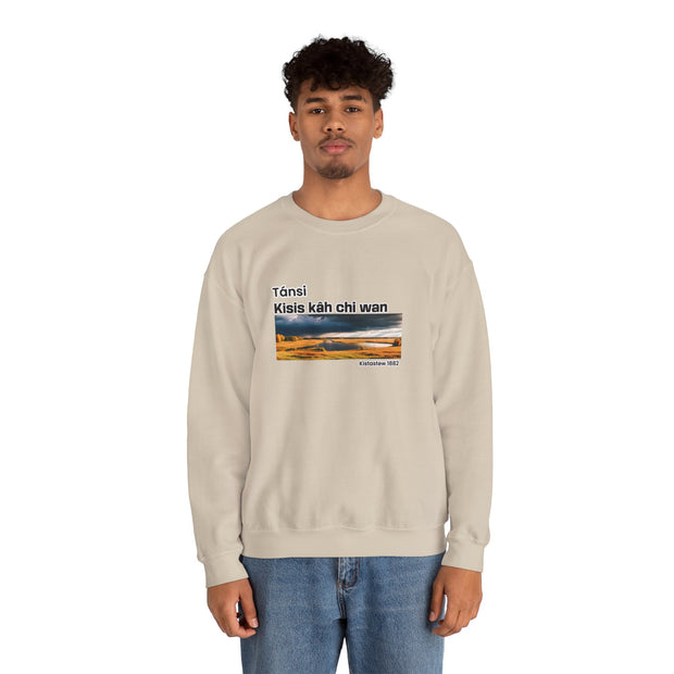 Tánsi Cree Saskatchewan Unisex Heavy Blend™ Crewneck Sweatshirt