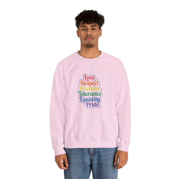 Love Respect Freedom Unisex Heavy Blend™ Crewneck Sweatshirt