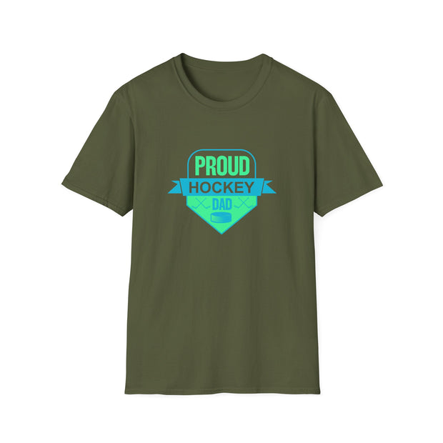 Proud Hockey Dad Unisex Softstyle T-Shirt