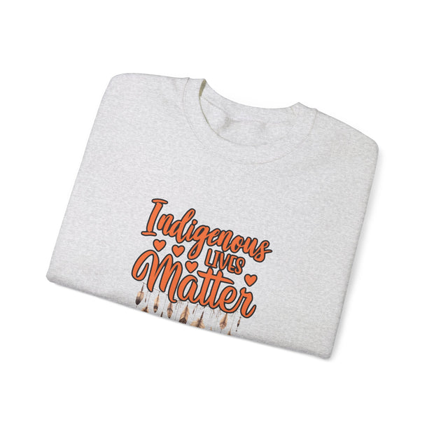 Indigenous Lives Matter Unisex Heavy Blend™ Crewneck Sweatshirt