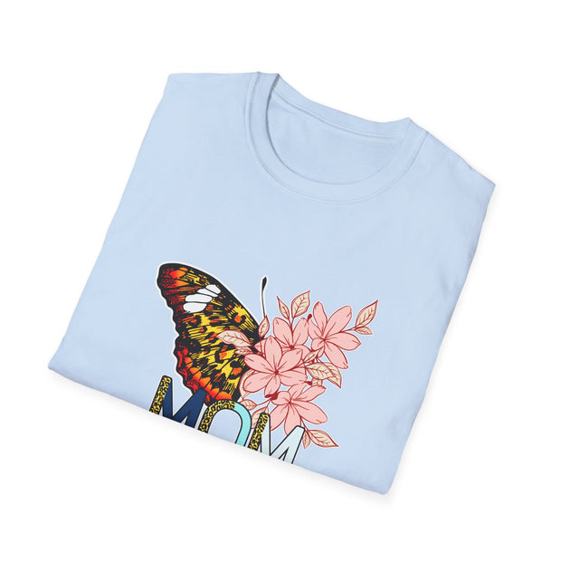 Butterfly Mom Unisex Softstyle T-Shirt