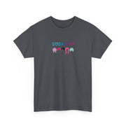 Soda Pop Unisex Heavy Cotton Tee, Casual Wear, Gift for Friends, Fun Summer T-Shirt, Graphic Shirt for Parties, Trendy Everyday Tee