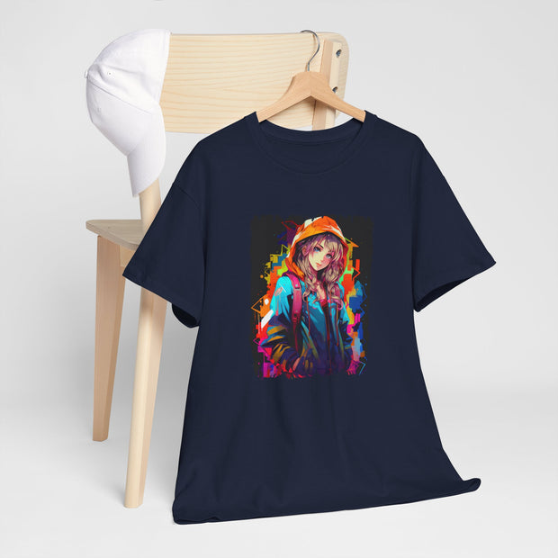 Graffiti Anime Girls Unisex Heavy Cotton Tee