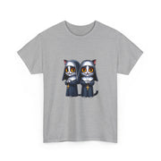 Horror Movie Cats Unisex Heavy Cotton Tee